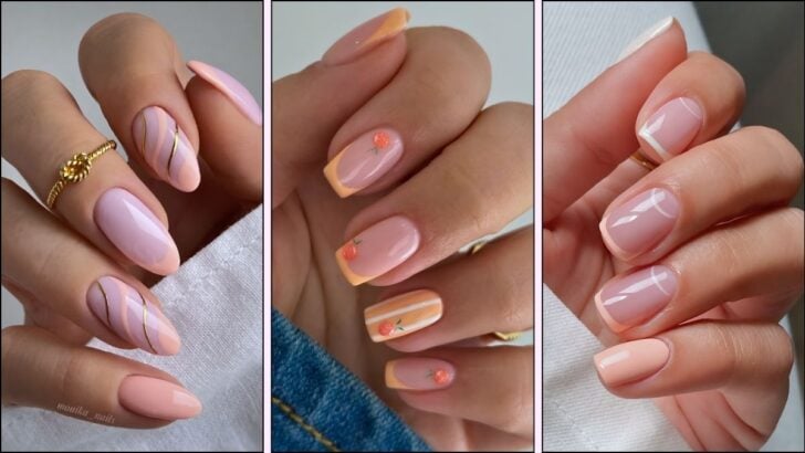 These 30 Peach Nails Will Make You Ditch Every Other Color