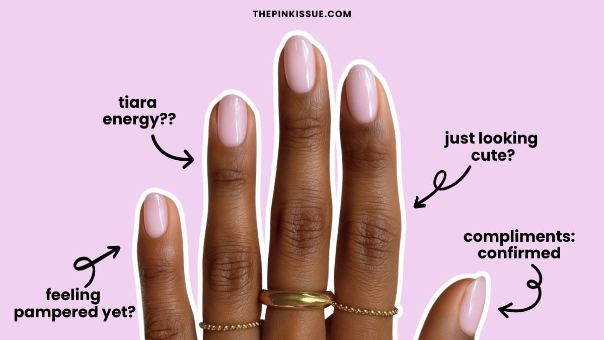 Pink nail theory trend