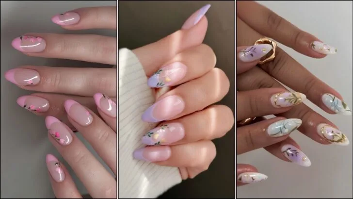 Tulip Nail Art Is Trending—Here are the 20 Cutest Sets