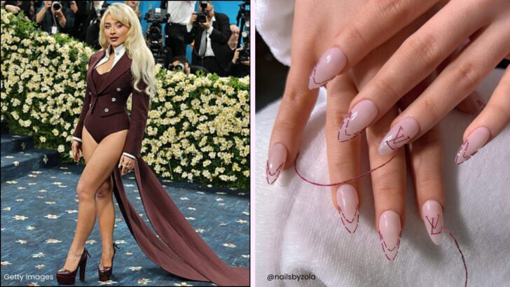 Sabrina Carpenter’s Met Gala 2025 Nails: A Stitch Above the Rest
