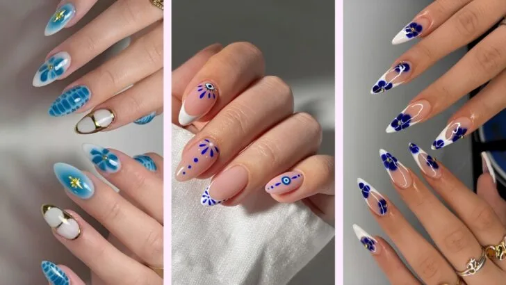 37 Blue and White Nail Designs That Are Too Gorgeous to Skip