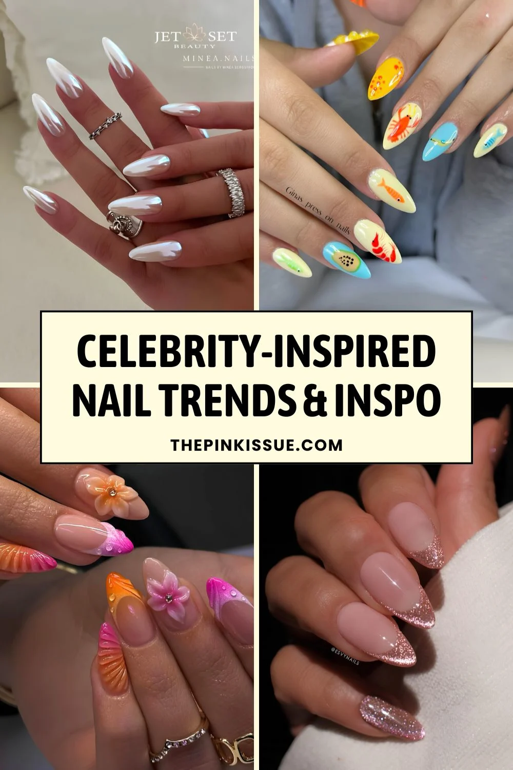 Celebrity-inspired nail trends Pinterest