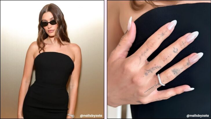 Hailey Bieber’s “Billion Dollar Baby” Nails Are the Summer Mani We’re All Copying