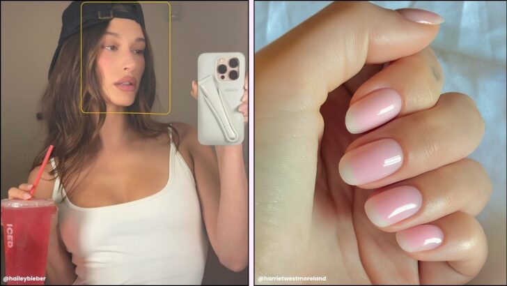 Hailey Bieber’s Ice Cream Manicure Is Taking Over Summer 2025