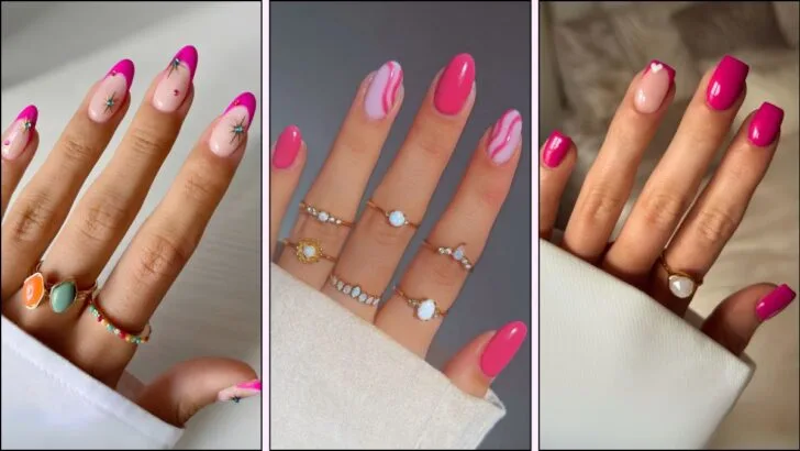 30 Hot Pink Nail Ideas to Slay Summer 2025 in Style