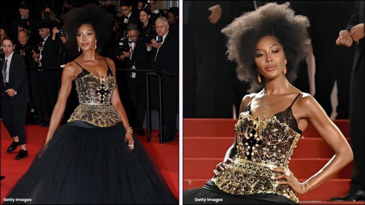 Naomi Campbell’s Baroque Gown Ruled Cannes 2025