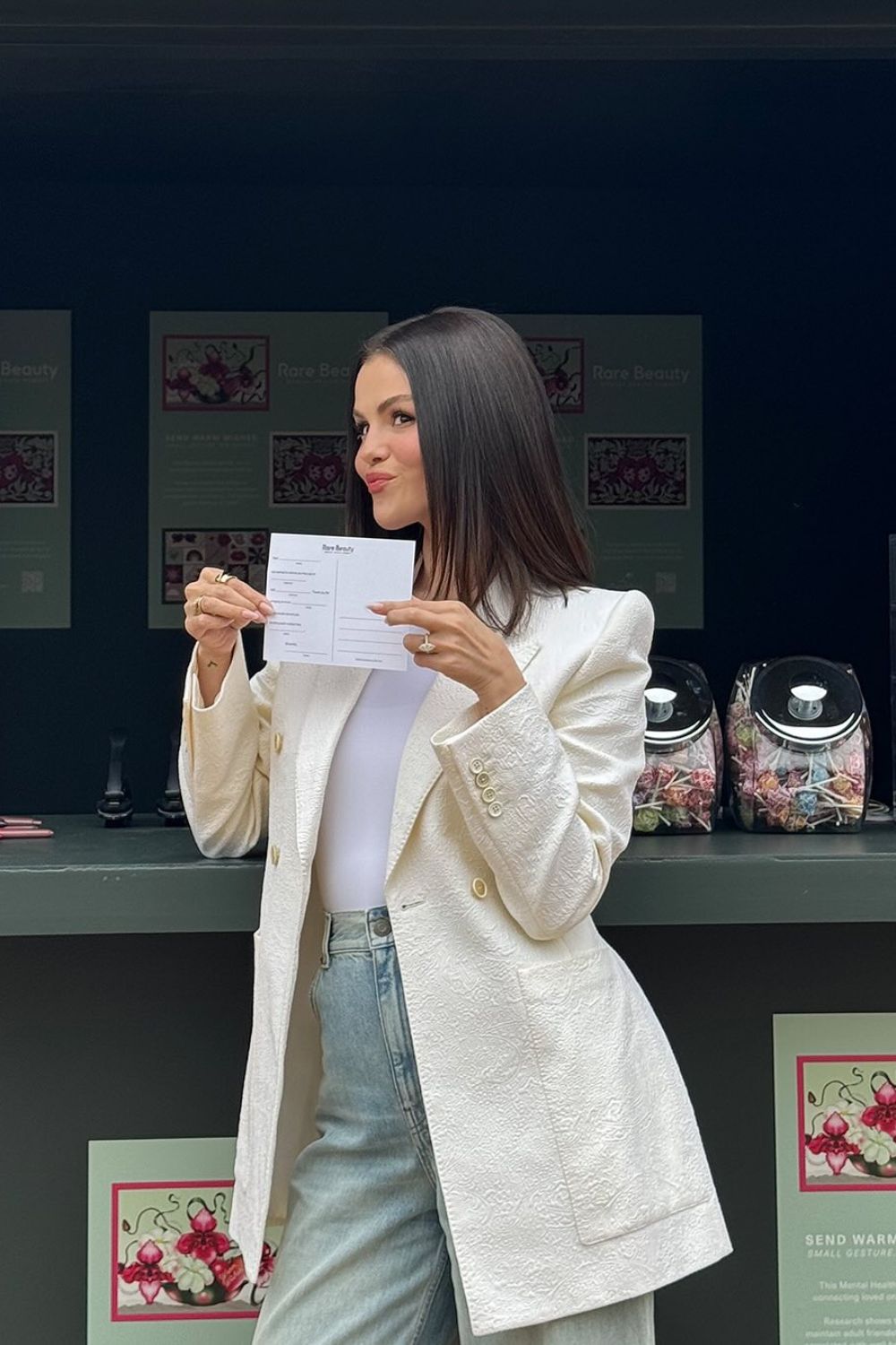 Selena Gomez at Rare Beauty Mental Helth Simmit