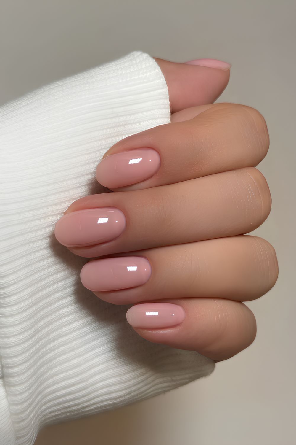 Strawberry milk nails