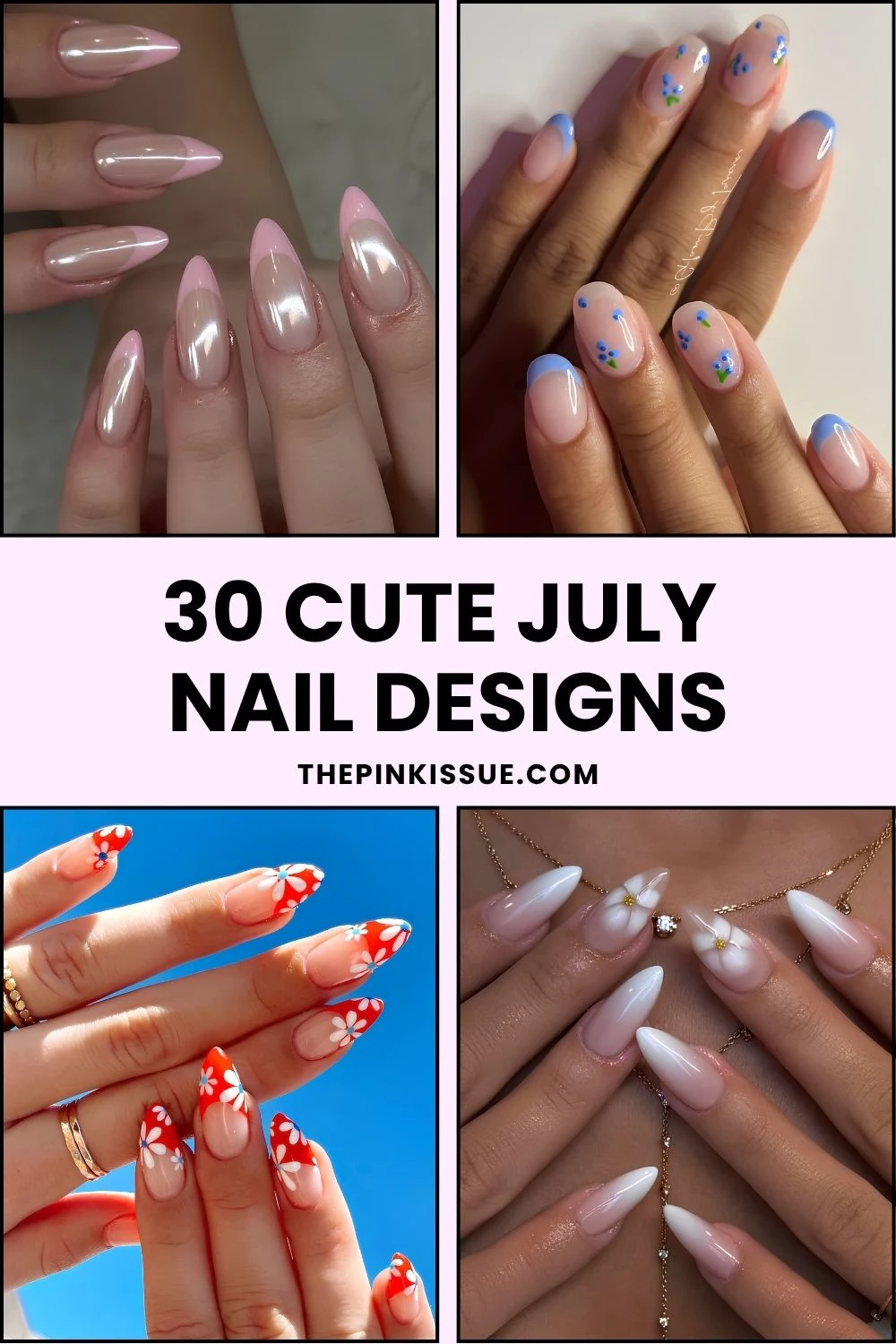 July nail designs Pinterest