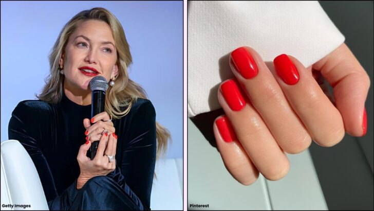 Kate Hudson’s Bright Red Nails = Peak Summer Vibes