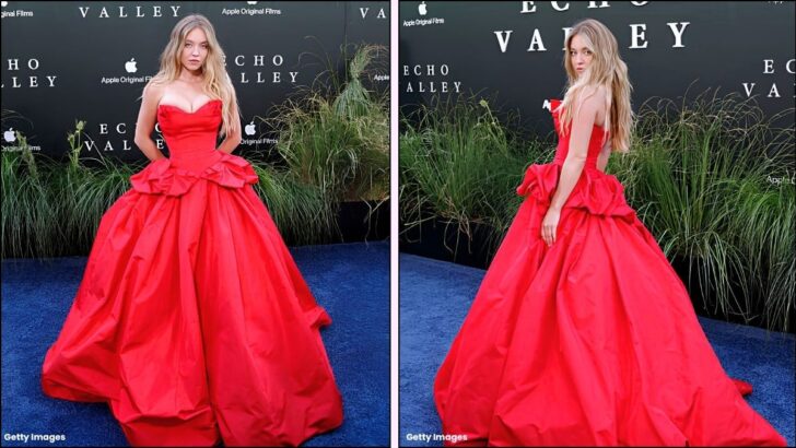 Sydney Sweeney’s Red Dress Stole the ‘’Echo Valley’’ Premiere