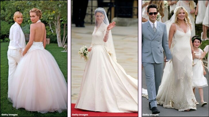 The 10 Most Iconic Celebrity Wedding Dresses of All Time