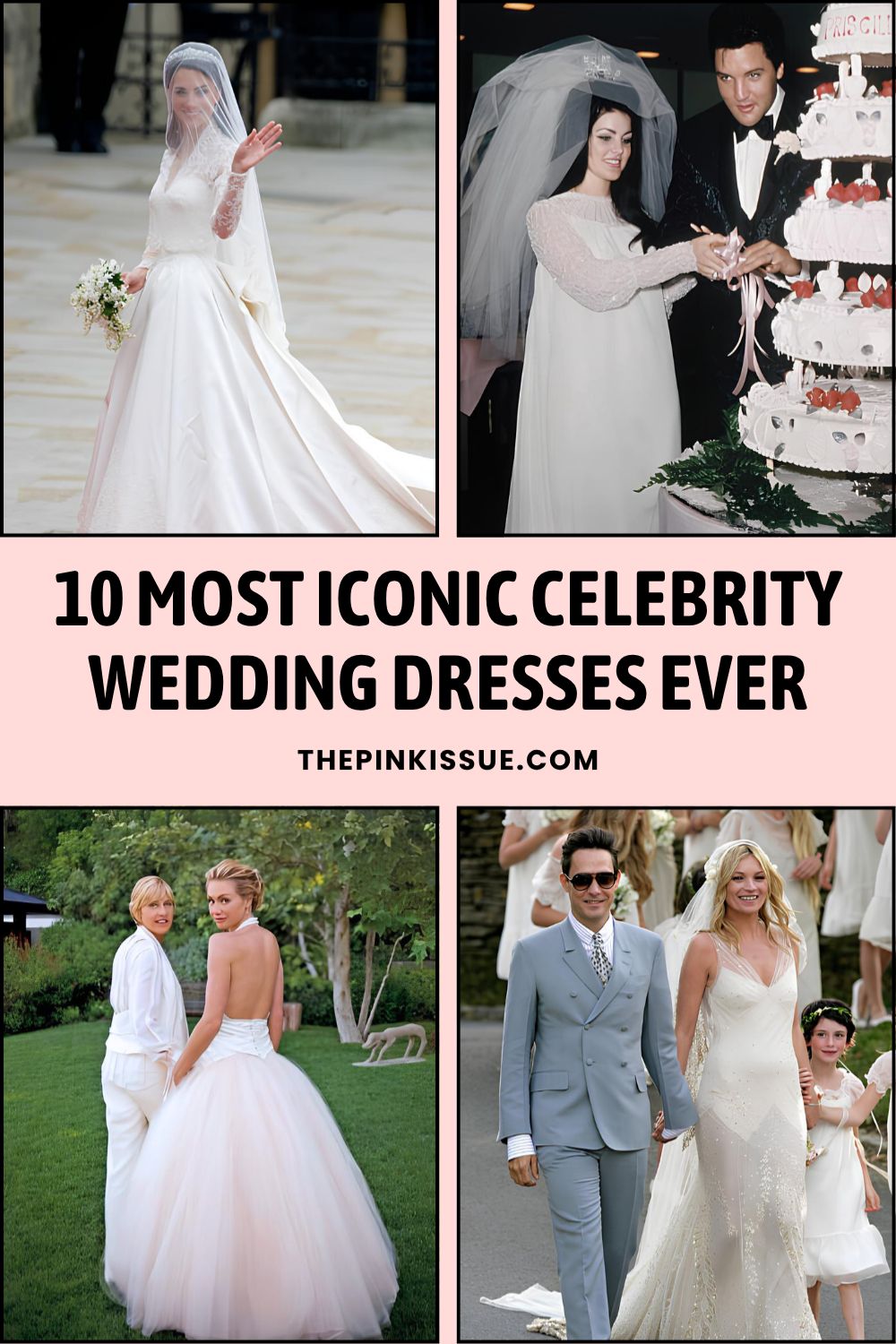 Celebrity wedding dresses Pinterest