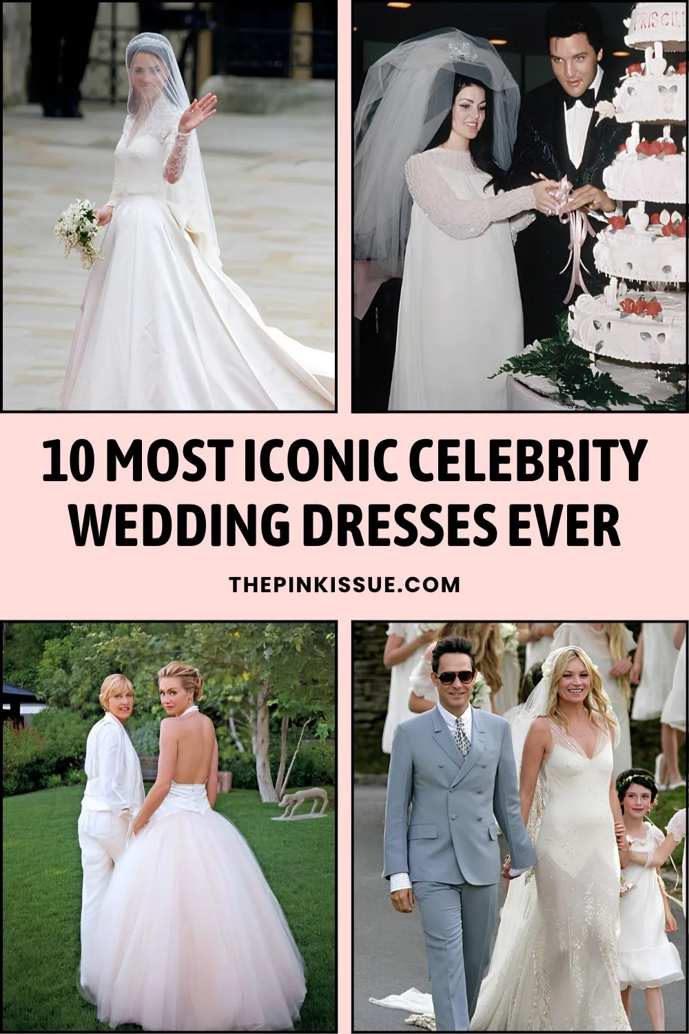 Celebrity wedding dresses Pinterest