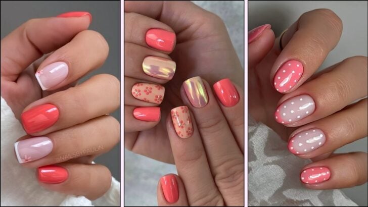 25 Coral Nail Designs to Brighten Up Your Summer