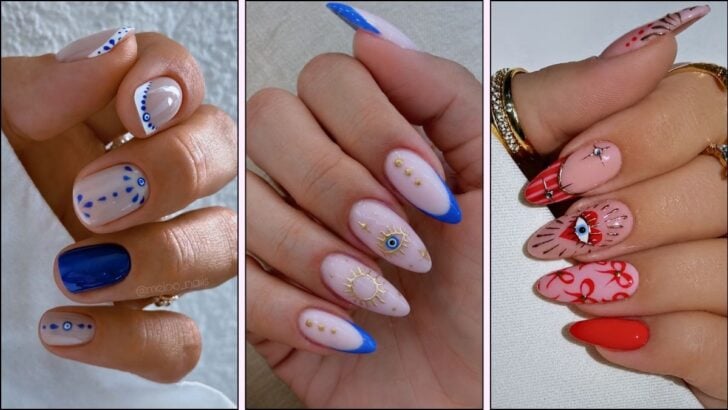 Everything to Know About the Evil Eye Nail Trend
