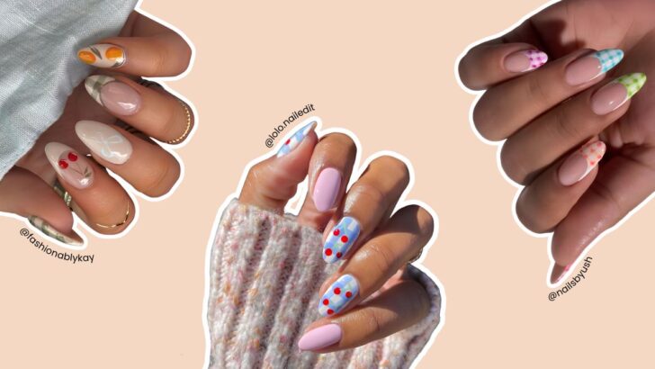 Picnic Nail Trend: Gingham, Fruit & All the Feel-Good Vibes