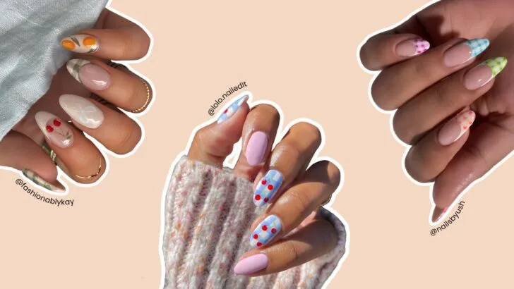 Picnic Nail Trend: Gingham, Fruit & All the Feel-Good Vibes