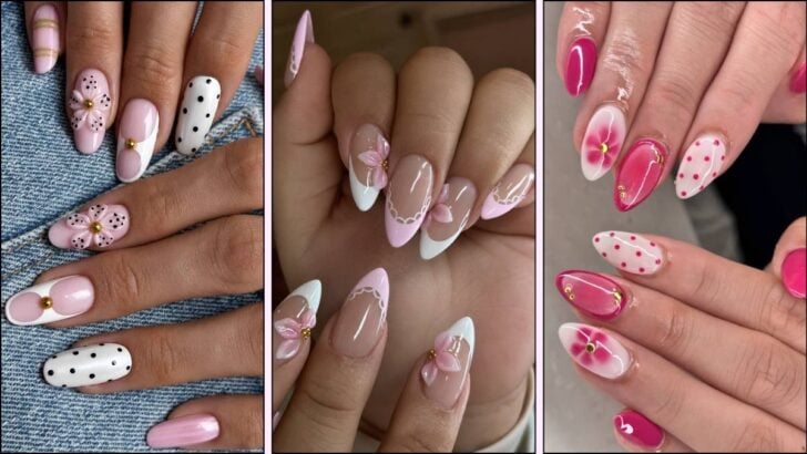 How to Wear Pink and White Nails Like You Invented Them