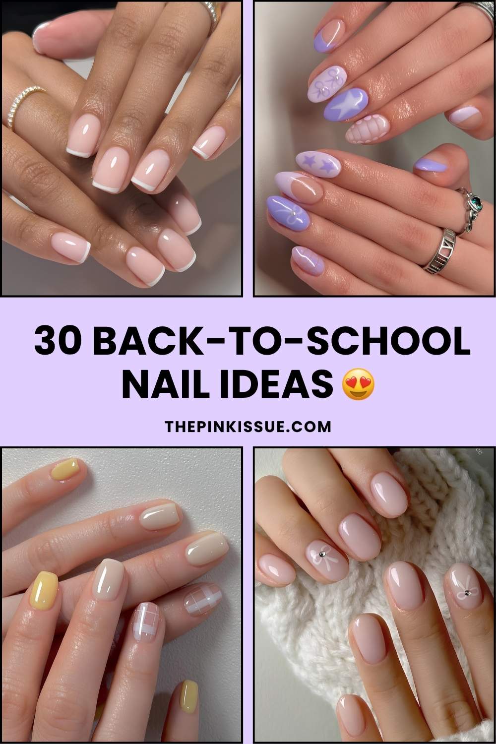 Back-to-school nail ideas Pinterest