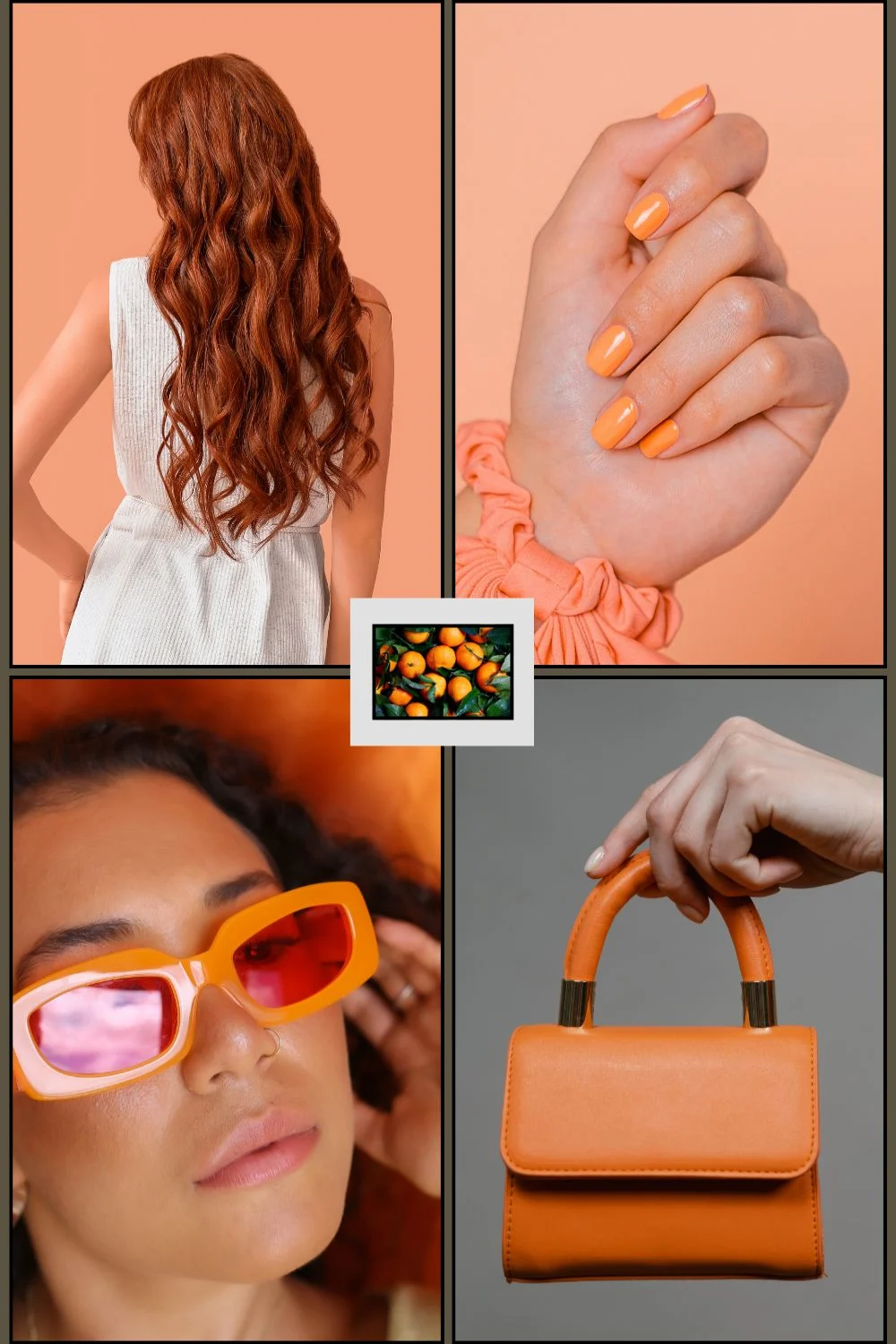Orange aesthetic moodboard