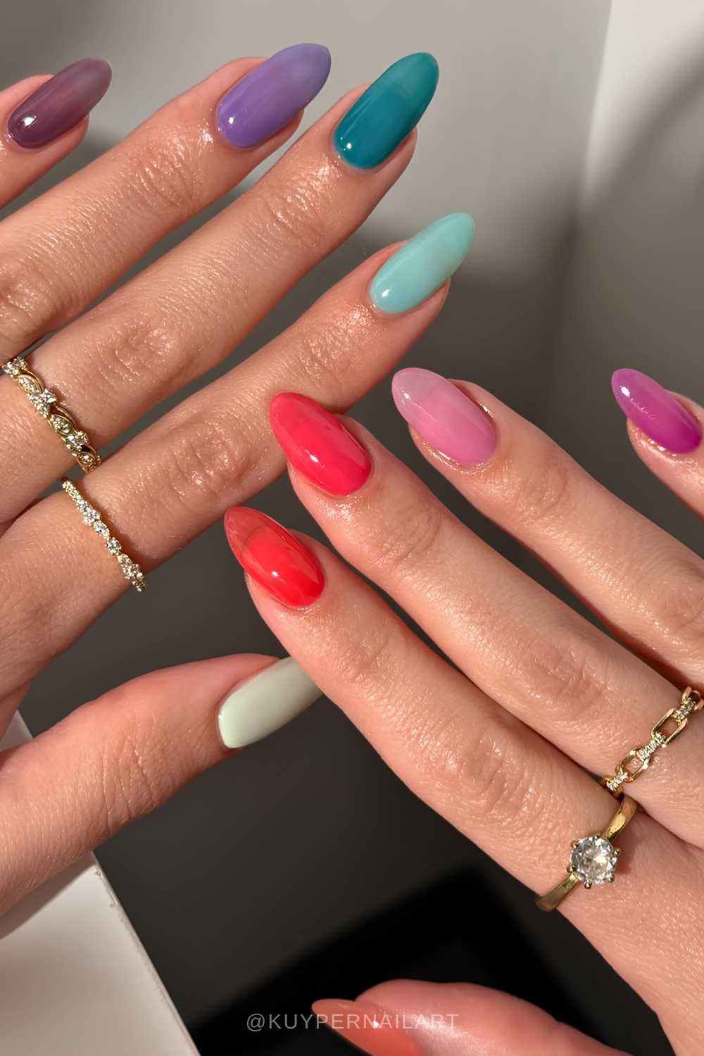 Skittle jelly finish nails