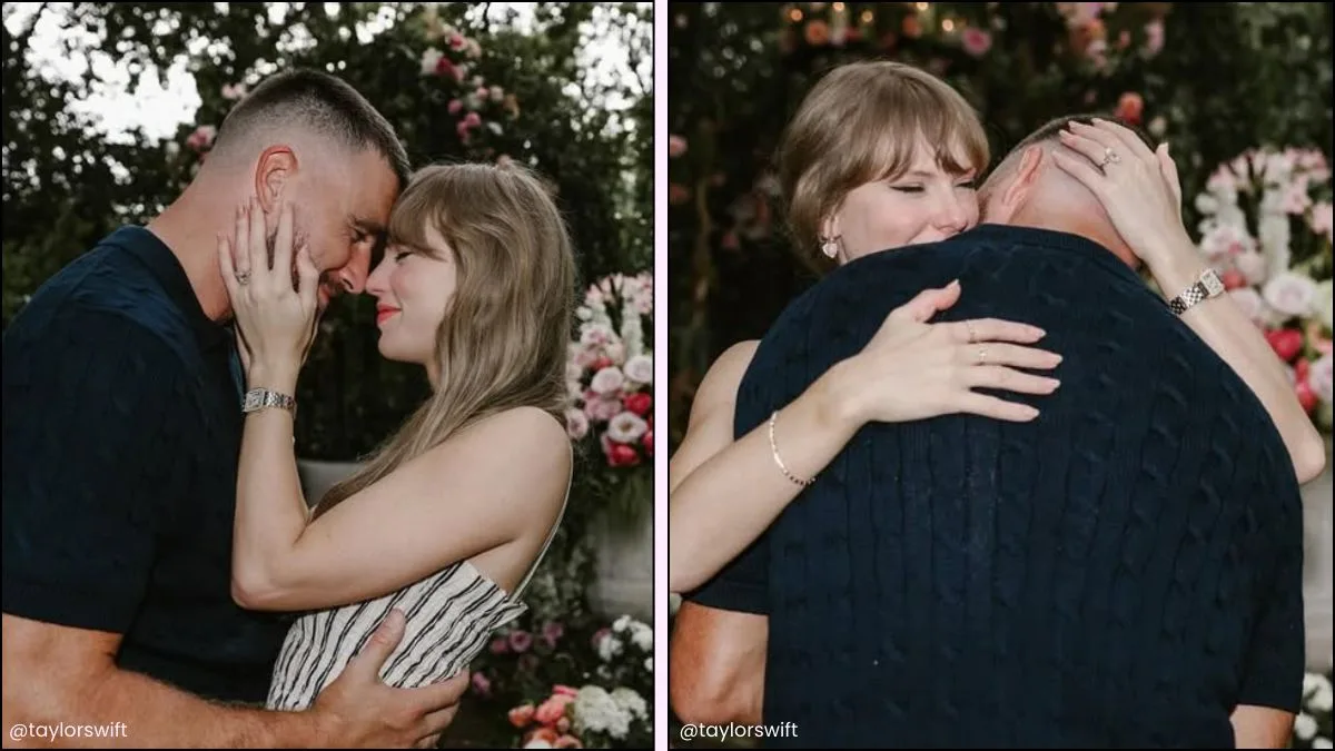 Taylor Swift engagement nails