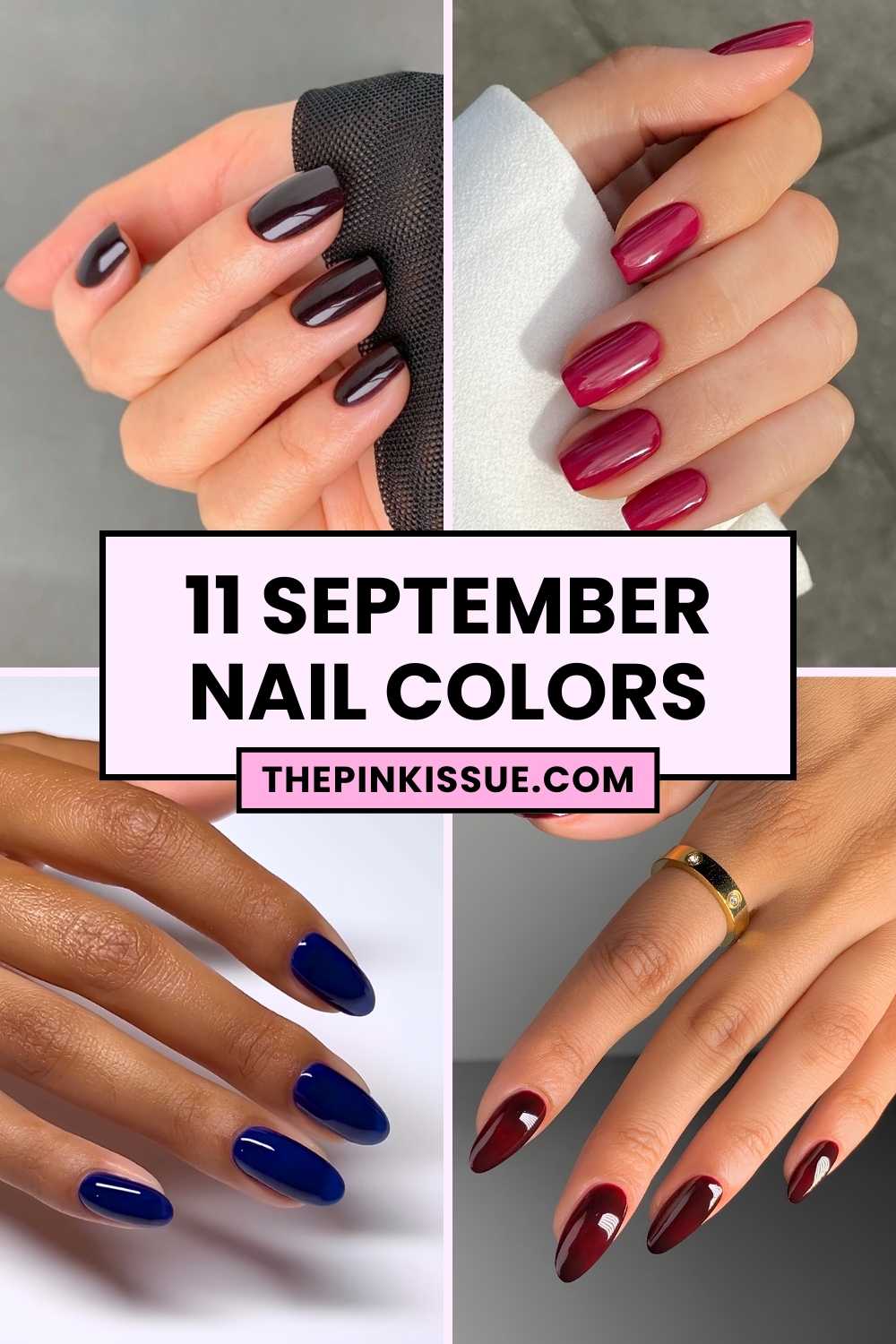 september nail colors Pinterest