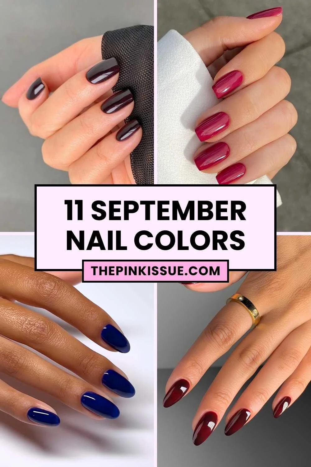 september nail colors Pinterest