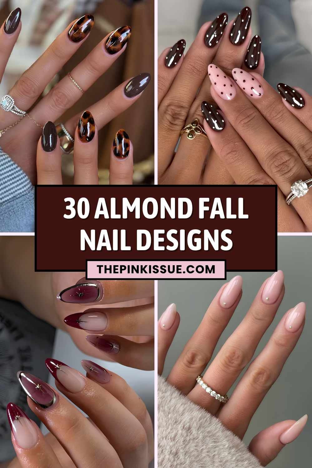Almond fall nail inspo Pinterest