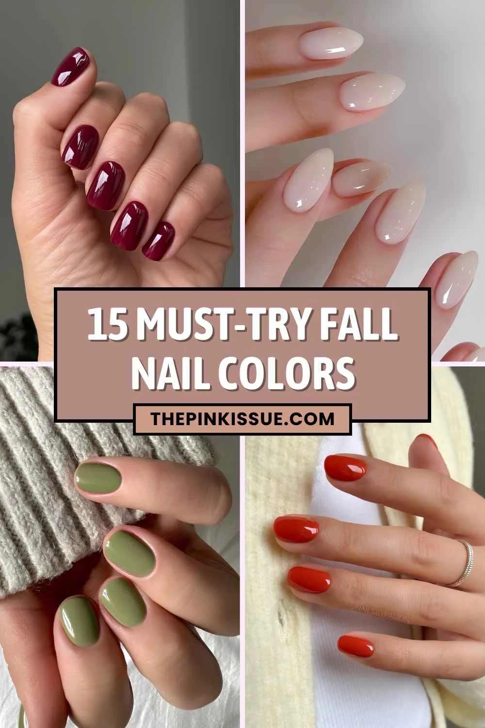 Fall nail colors Pinterest