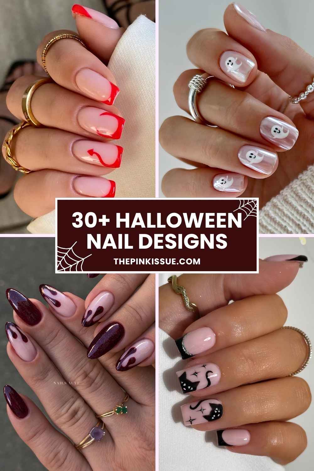 Halloween nail ideas Pinterest