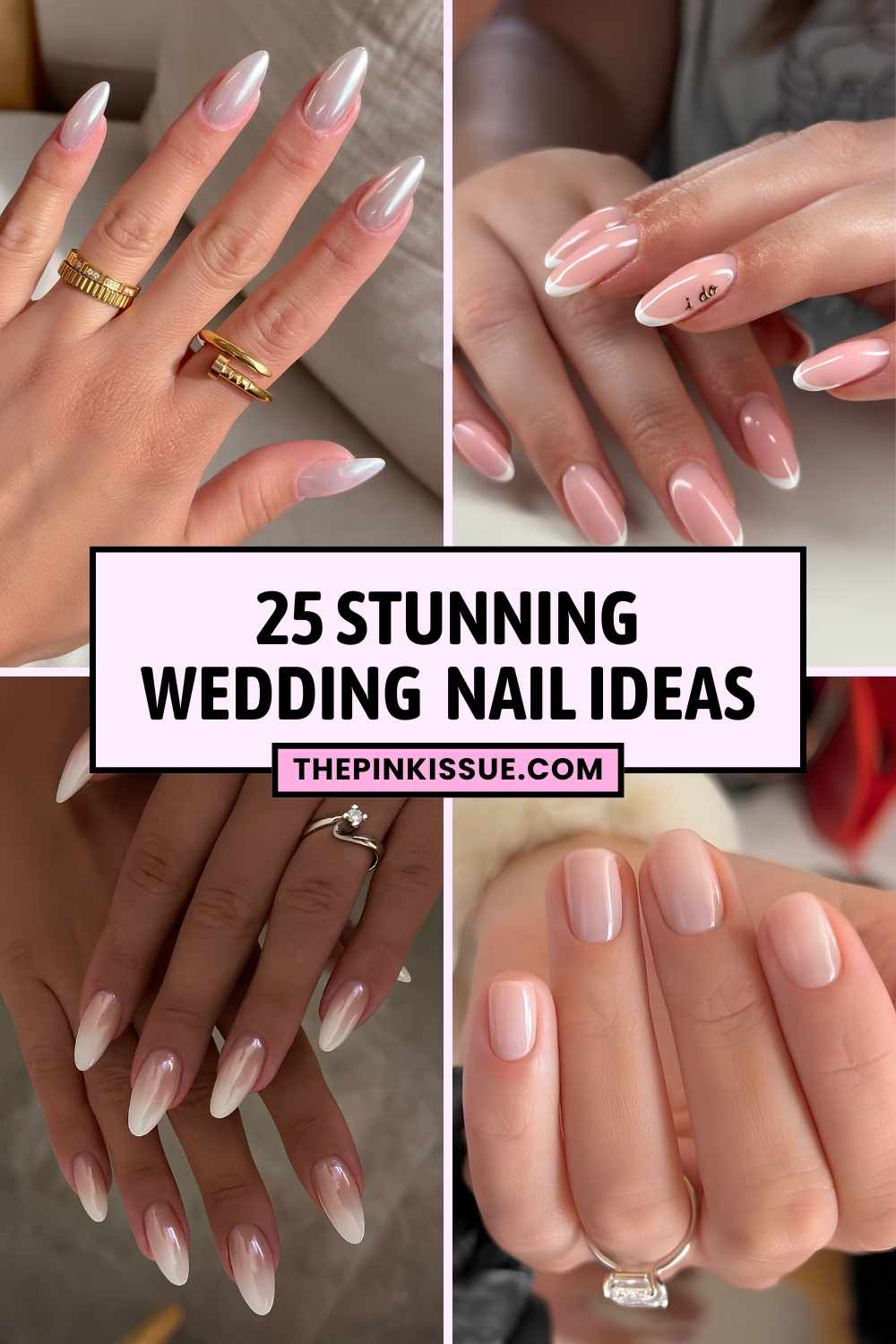 Wedding nail designs Pinterest