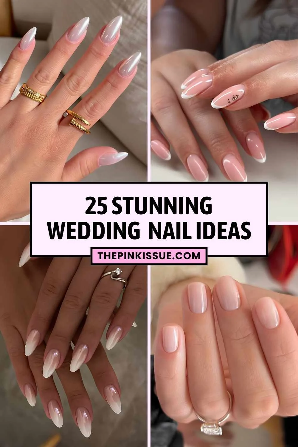 Wedding nail designs Pinterest