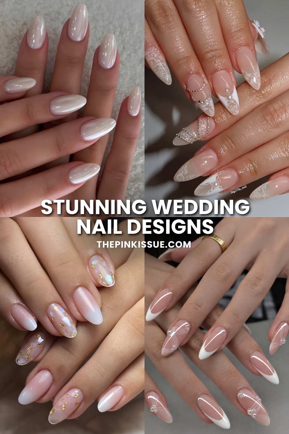 Wedding nail inspo Pinterest