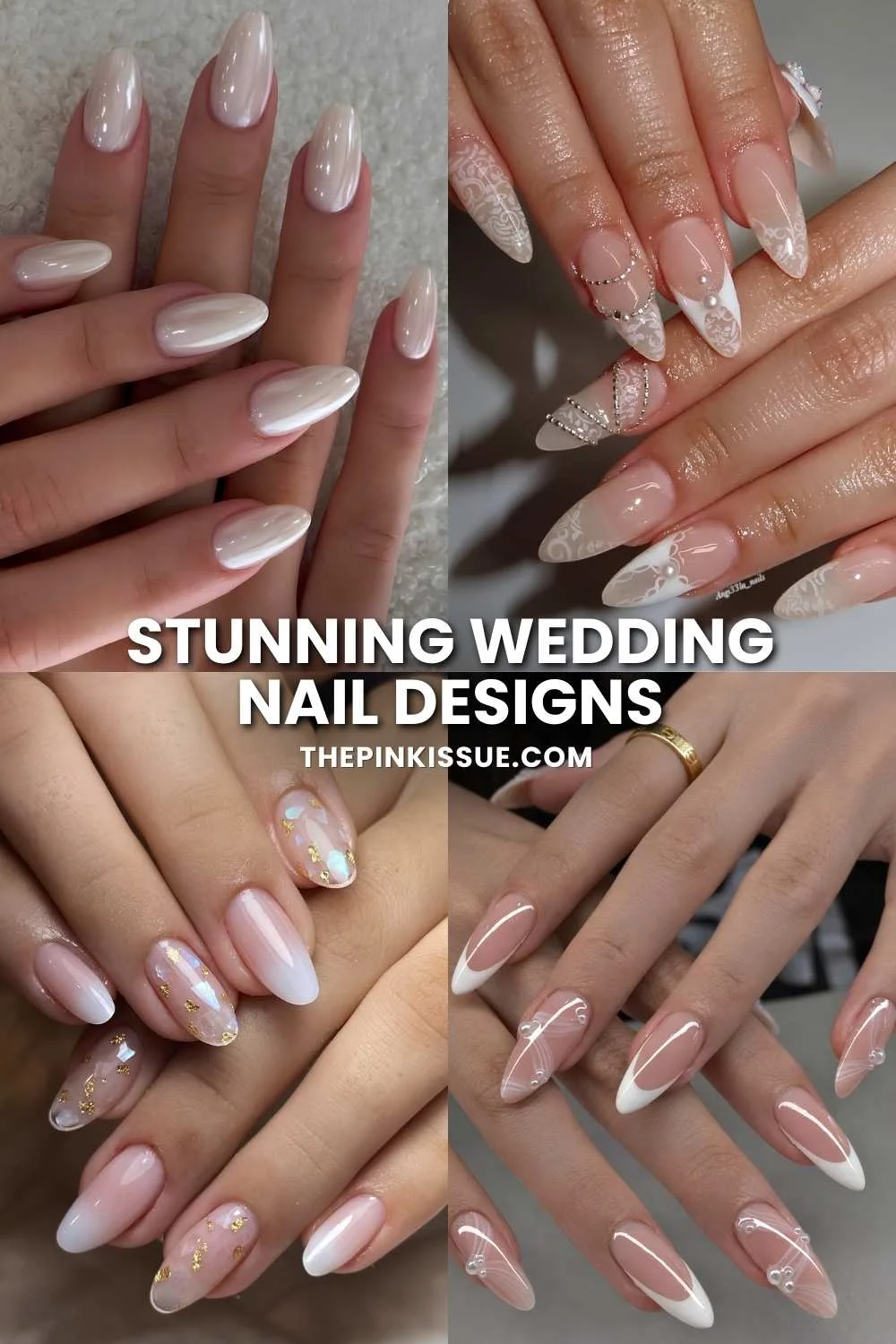 Wedding nail inspo Pinterest