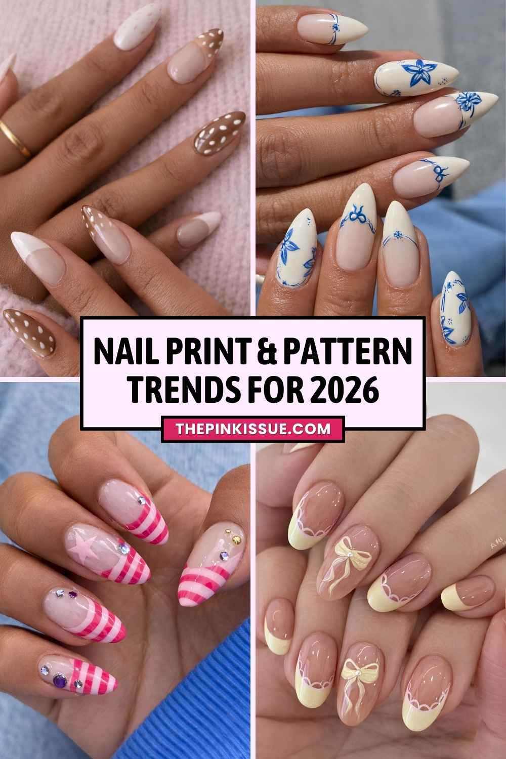 Nail print and pattern trends Pinterest