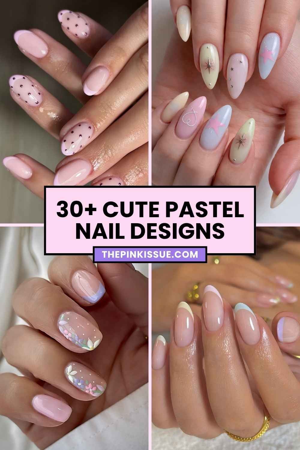 Pastel nail inspo Pinterest