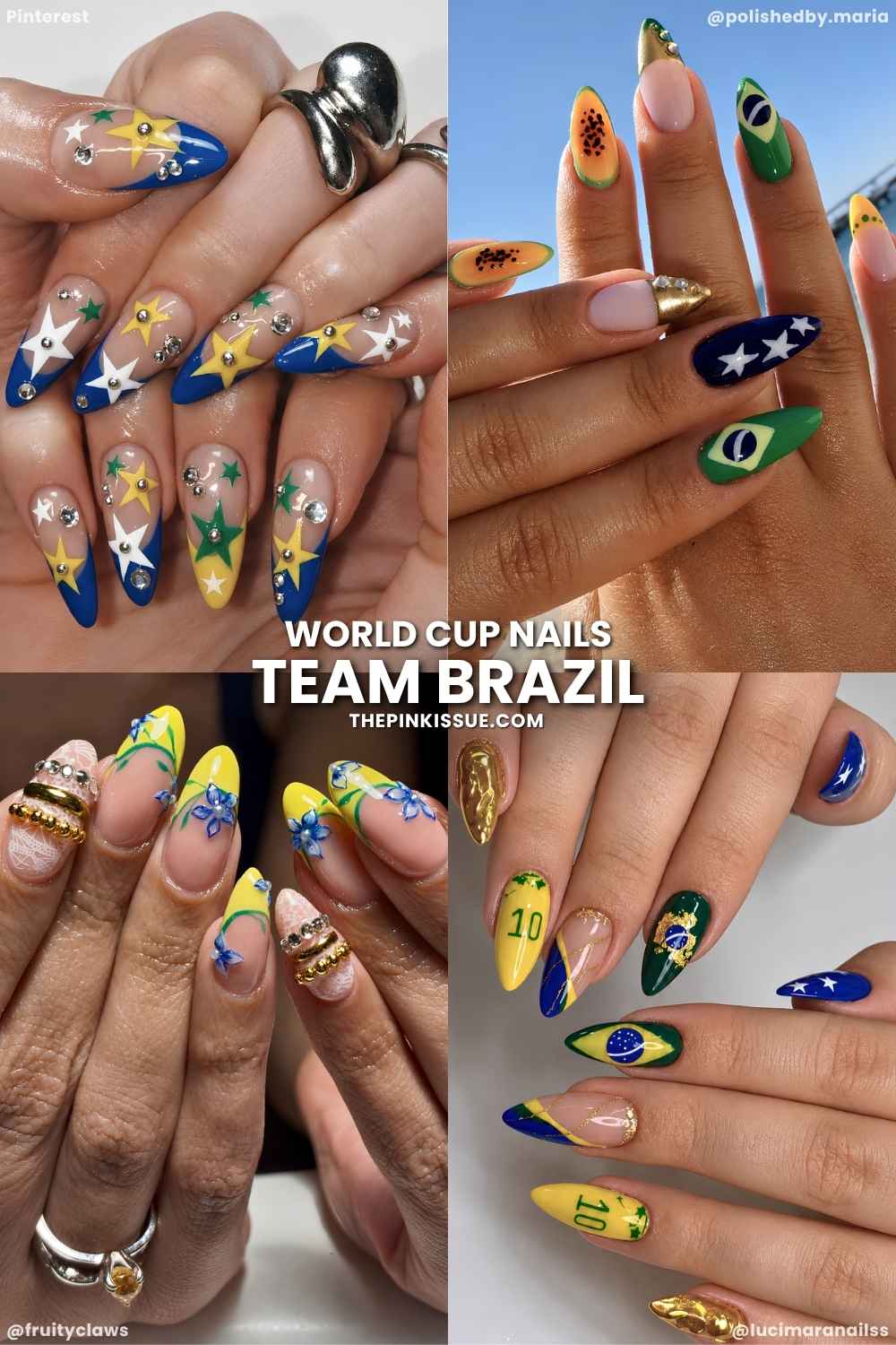 Brazil themed World Cup manis