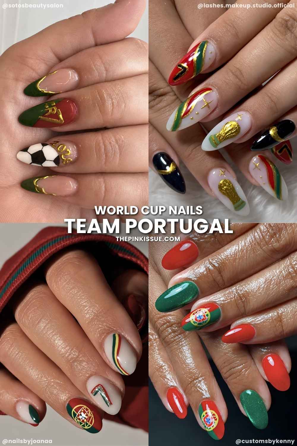 Portugal World Cup nails