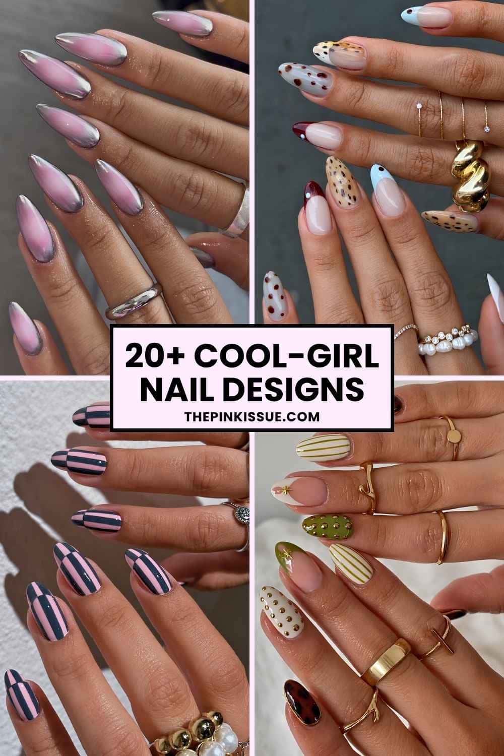Cool girl nail art Pinterest
