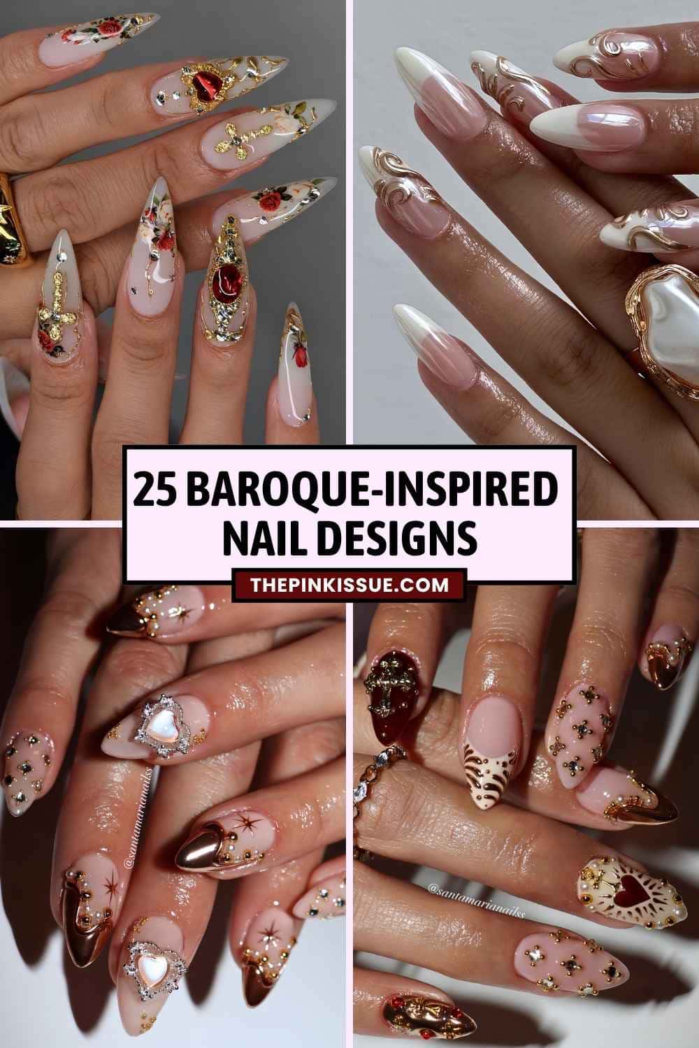 Baroque nails Pinterest