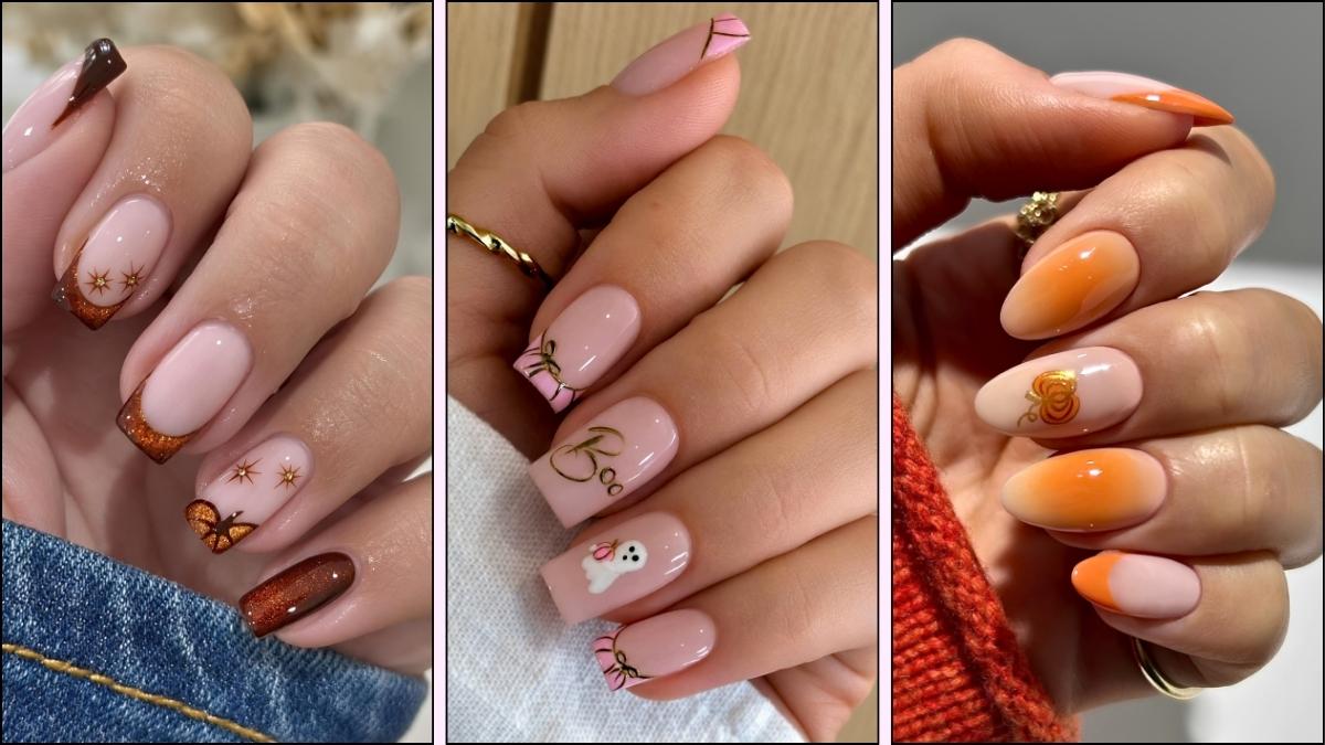 Pumpkin nail designs
